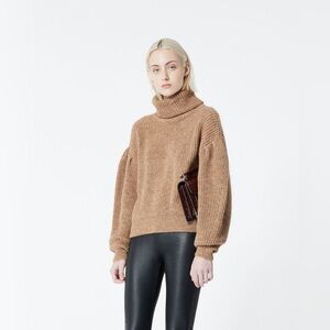 The Kooples Camel Knit Sweater